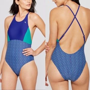 Joy Lab | NWOT High Neck Cross Back One Piece B1